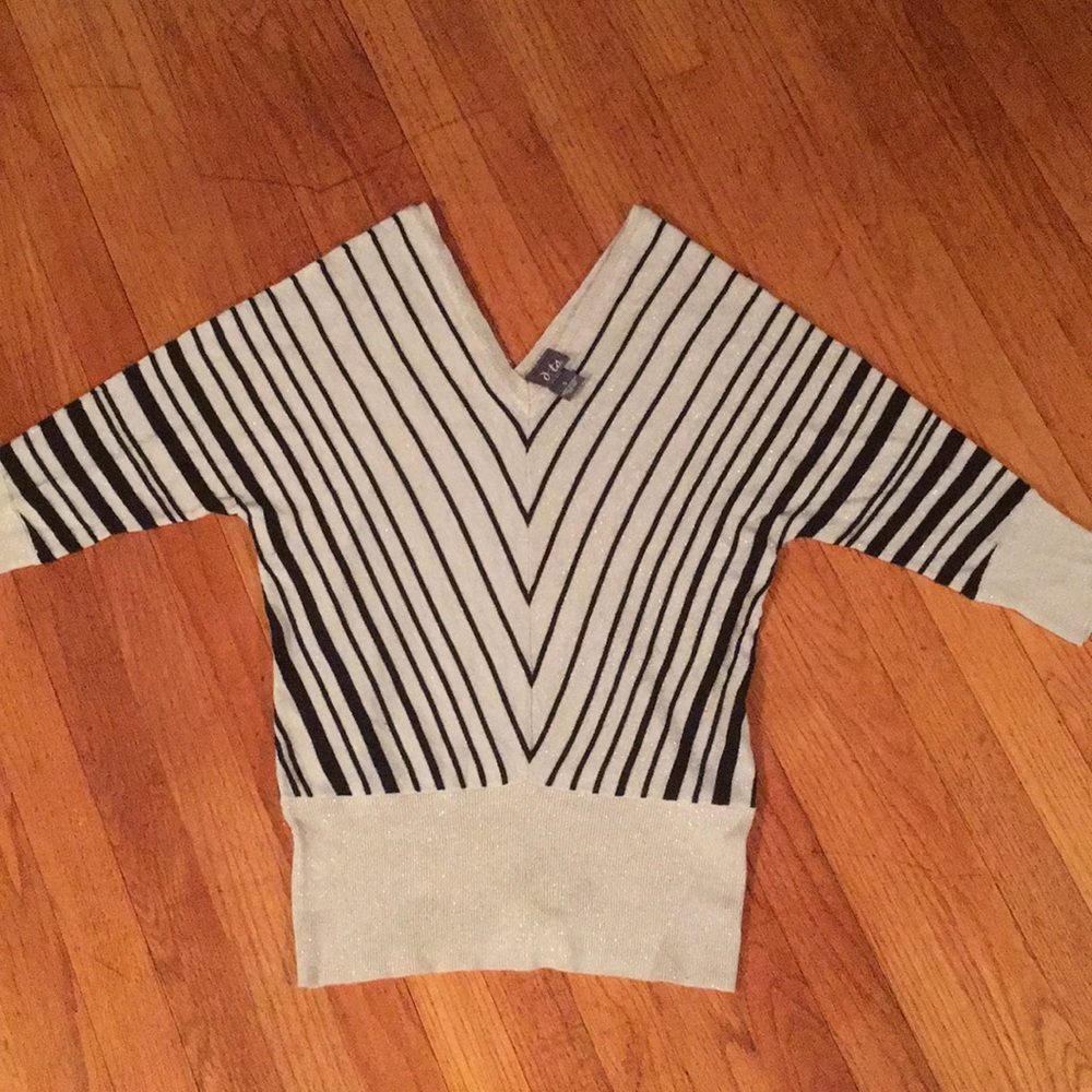 Deep V Neck Sweater Top